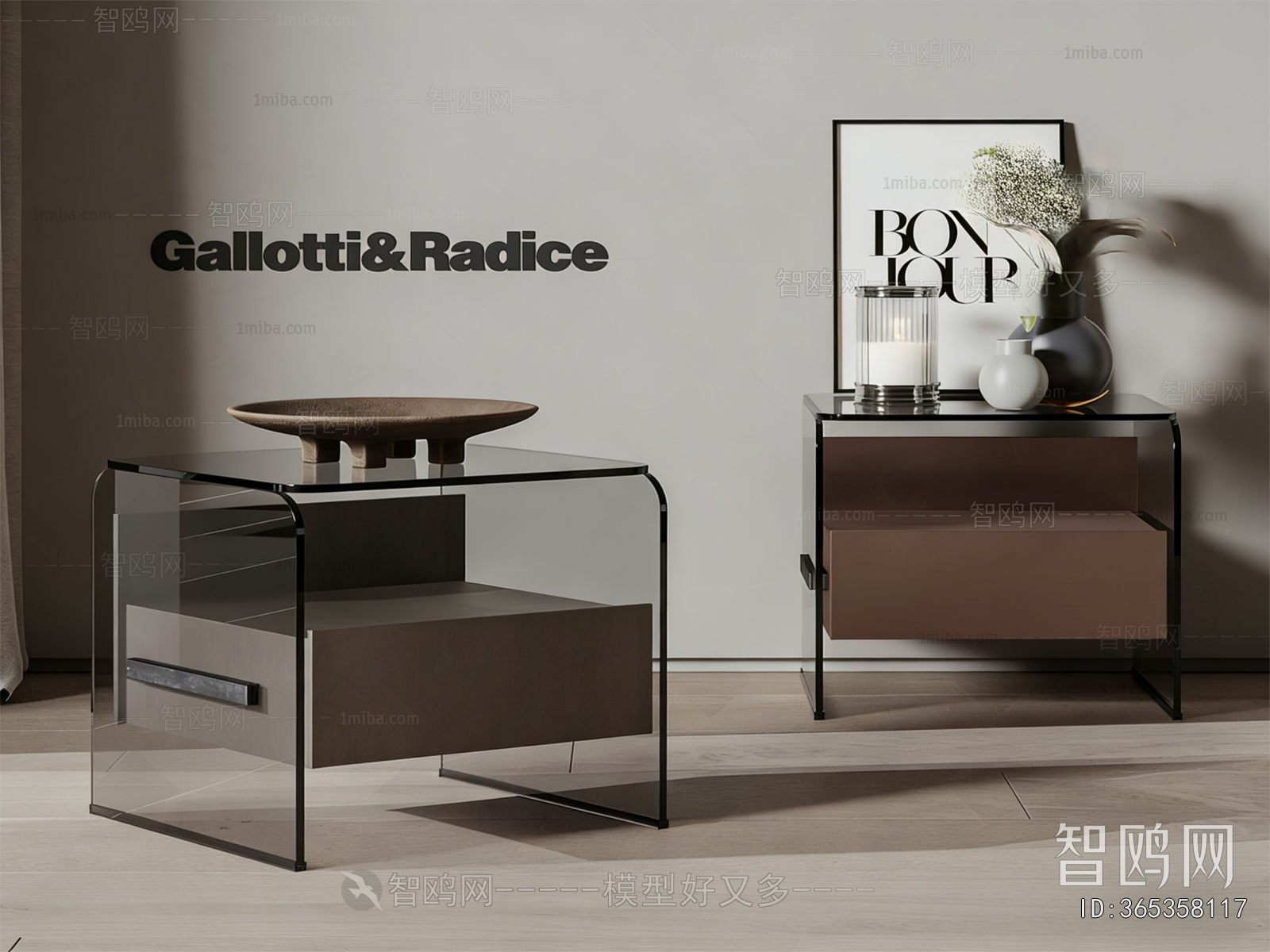 Modern Bedside Cupboard