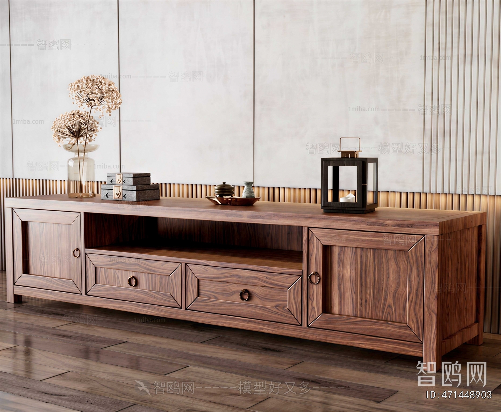 New Chinese Style TV Cabinet