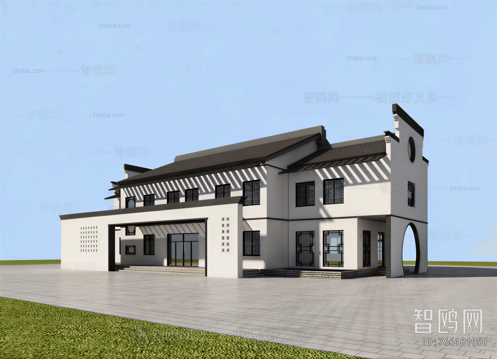 New Chinese Style Public Building