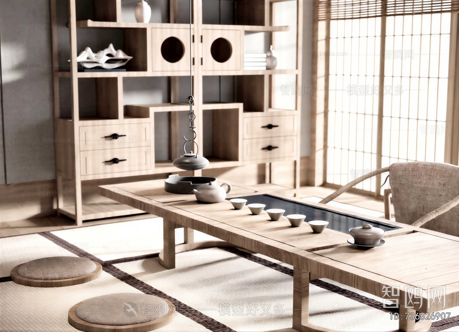 Japanese Style Tea Tables And Chairs