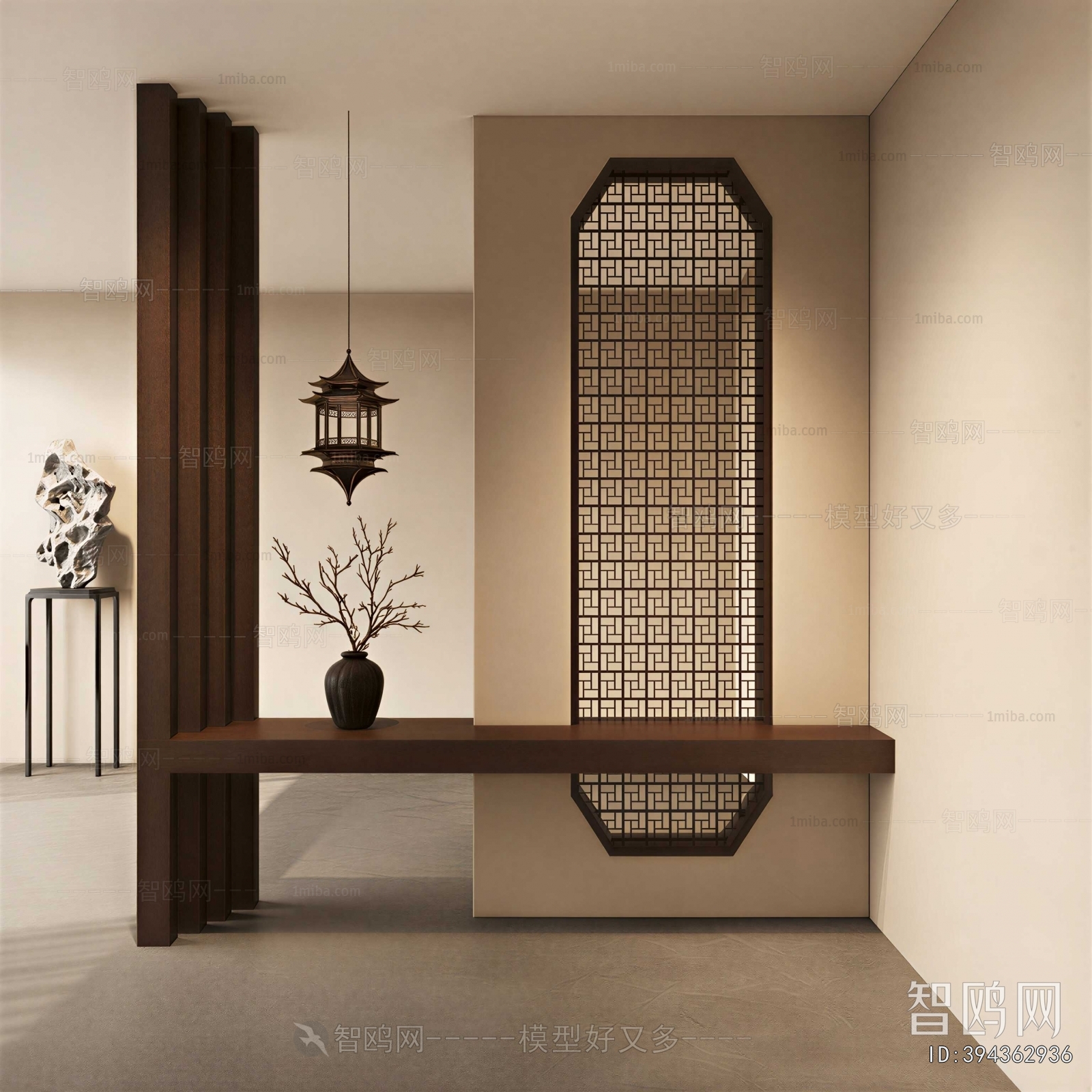 New Chinese Style Hallway