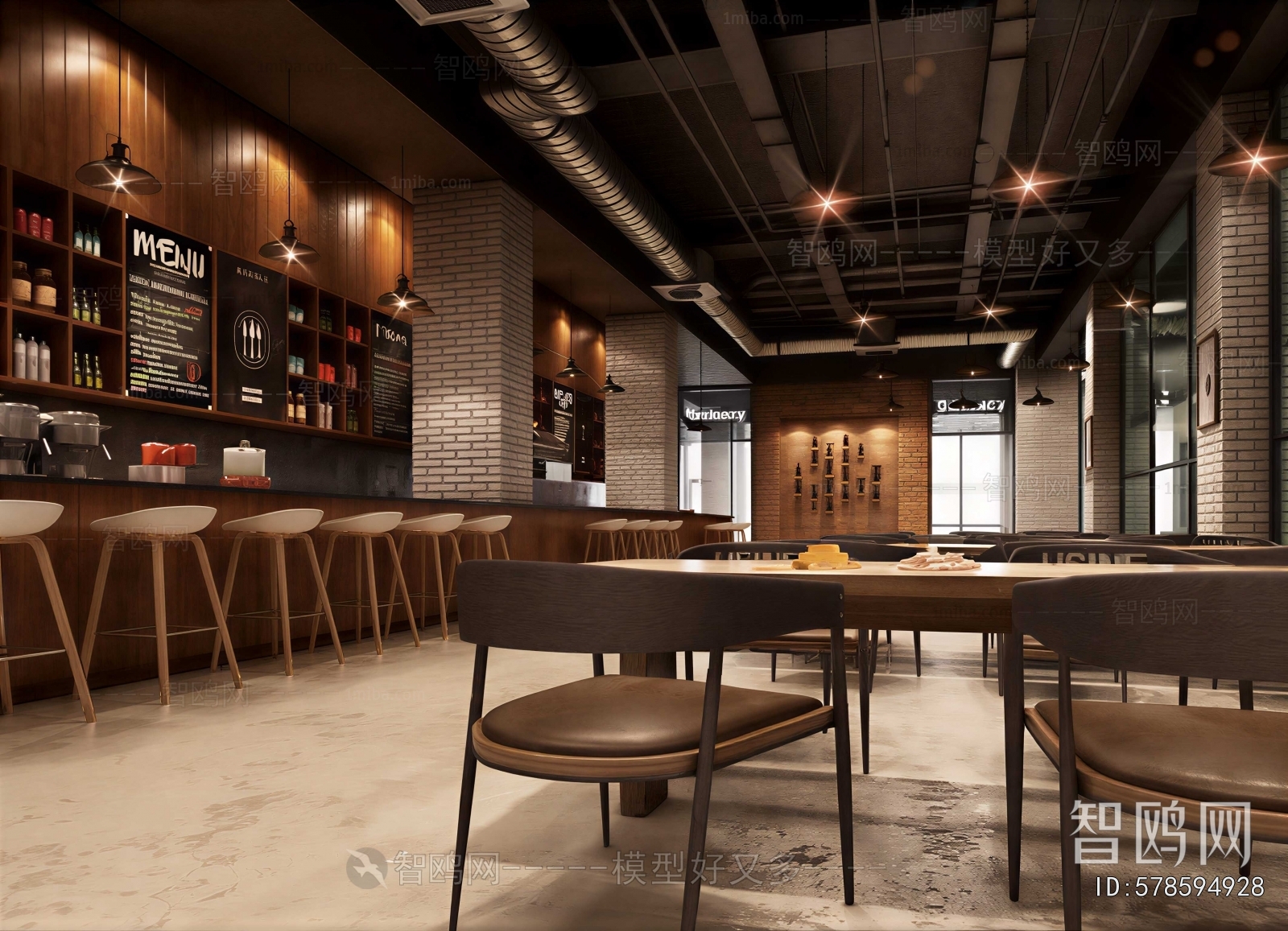 Industrial Style Cafe