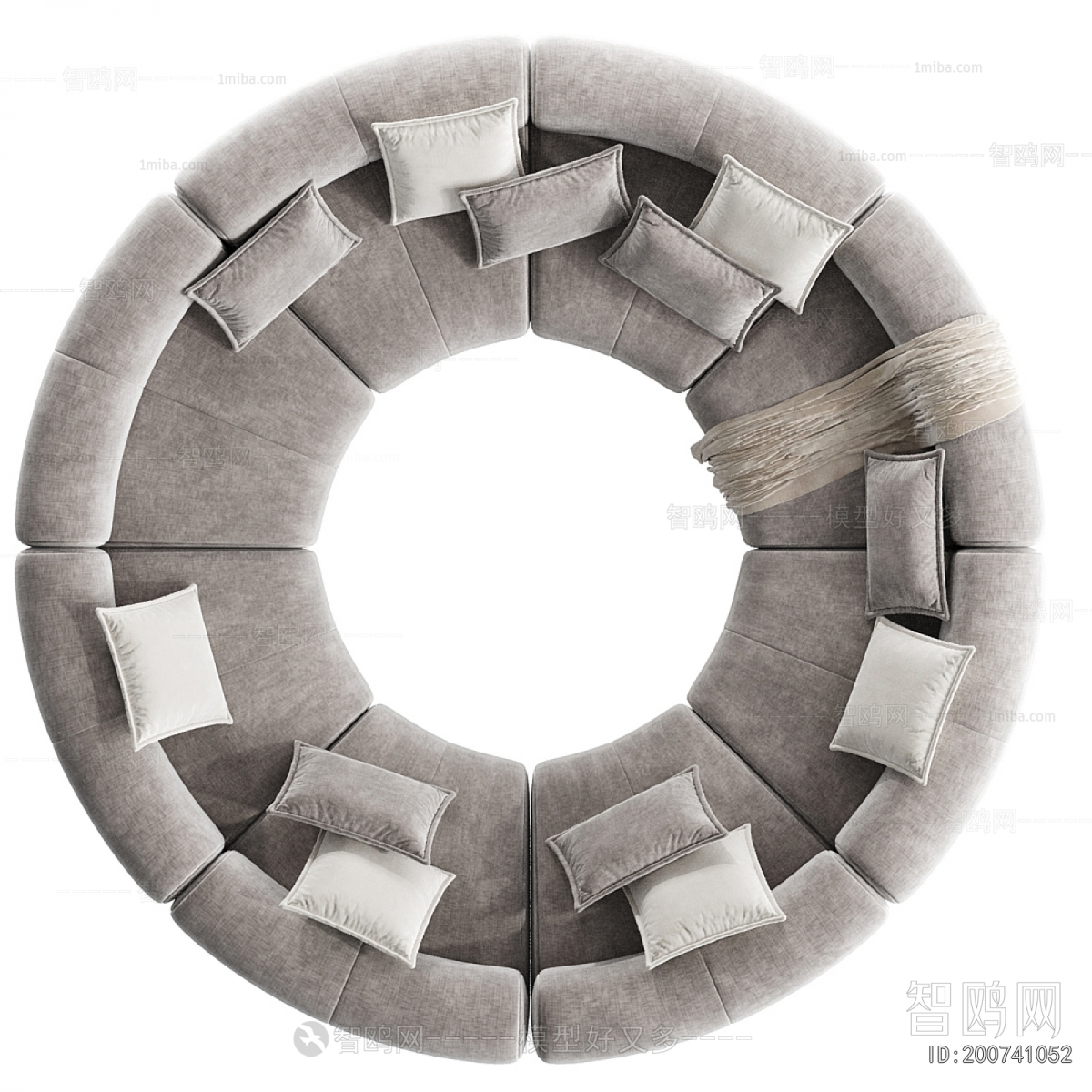 Modern Curved Sofa