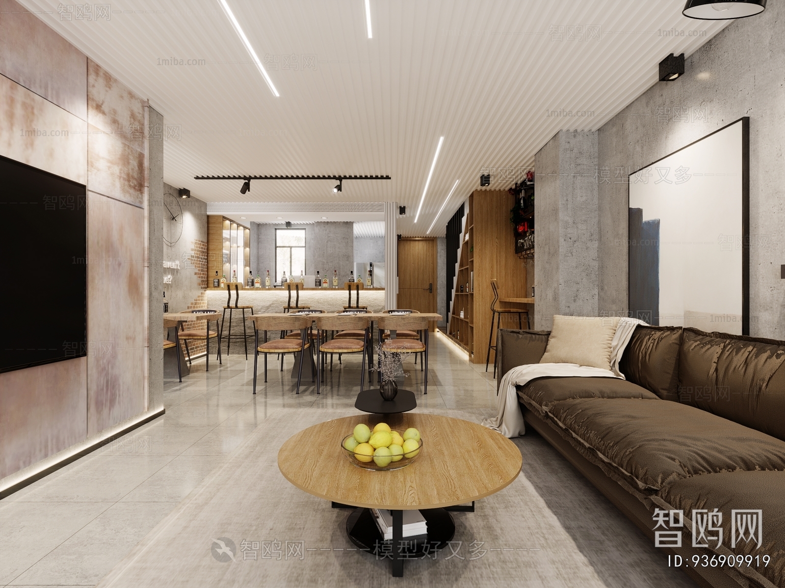 Industrial Style A Living Room