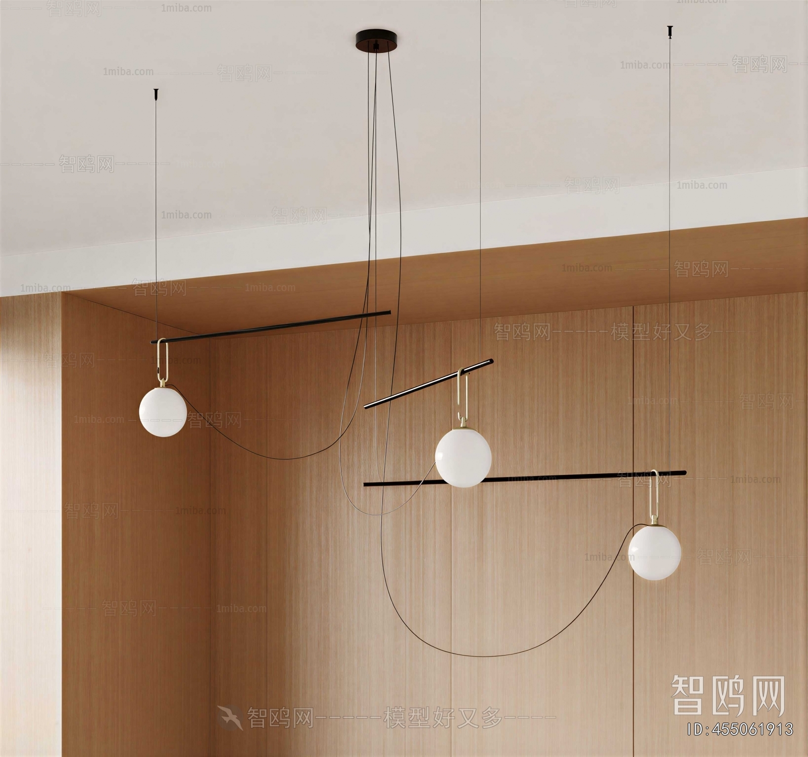 Modern Long Chandelier