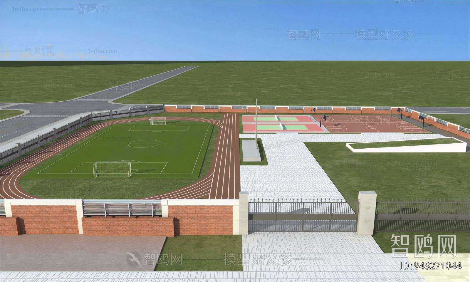 Modern Outdoor Sports Stadium