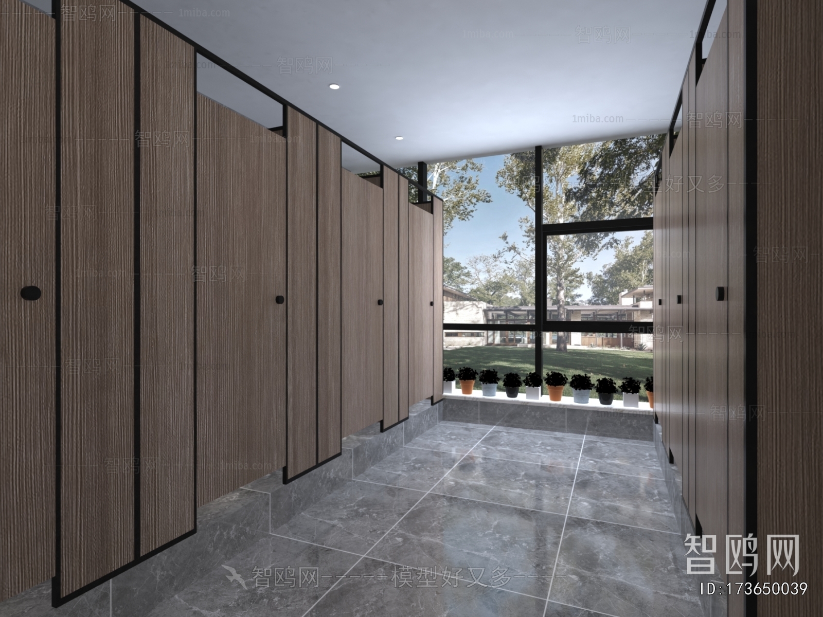 Modern Public Toilet