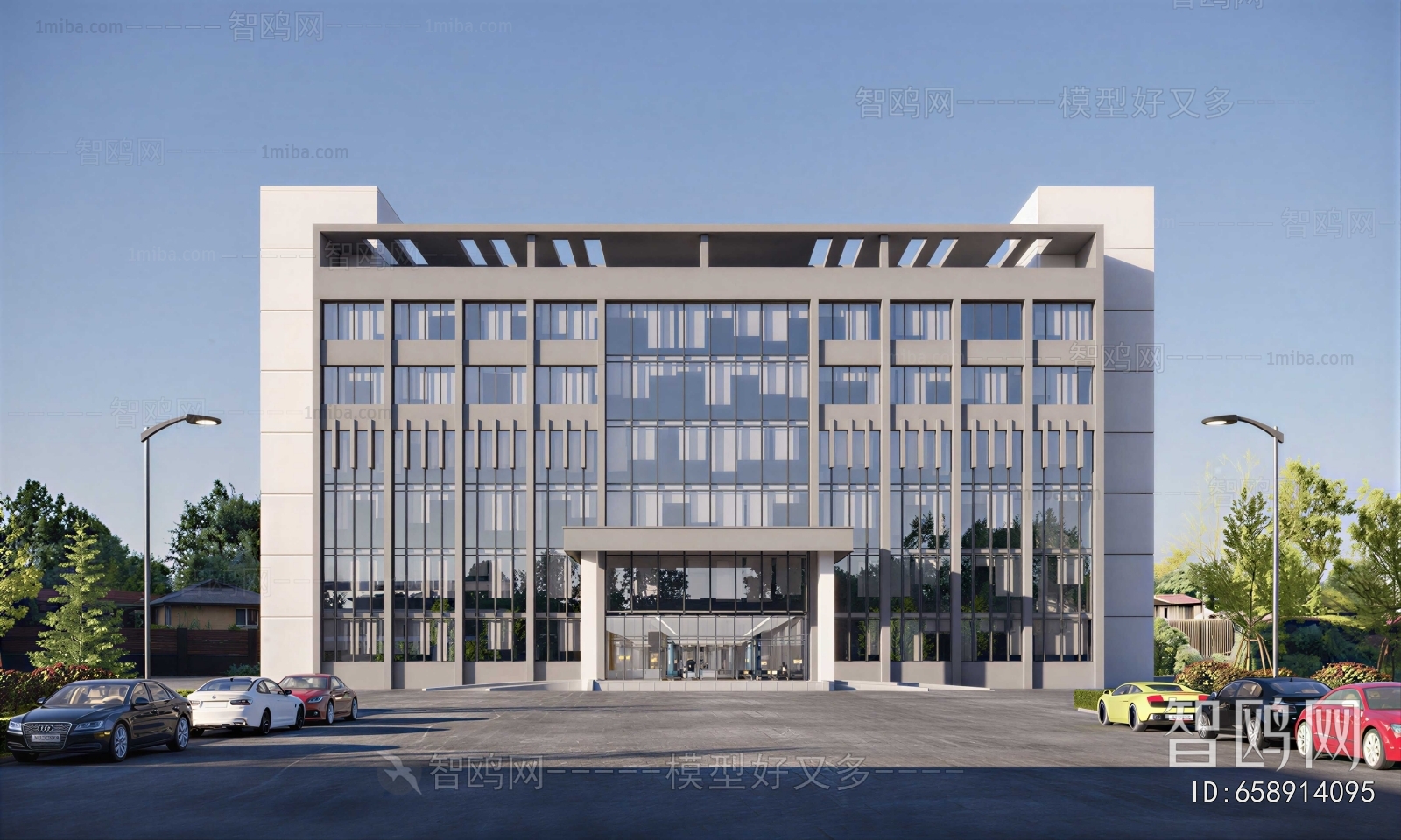 Modern Appearance Of Commercial Building