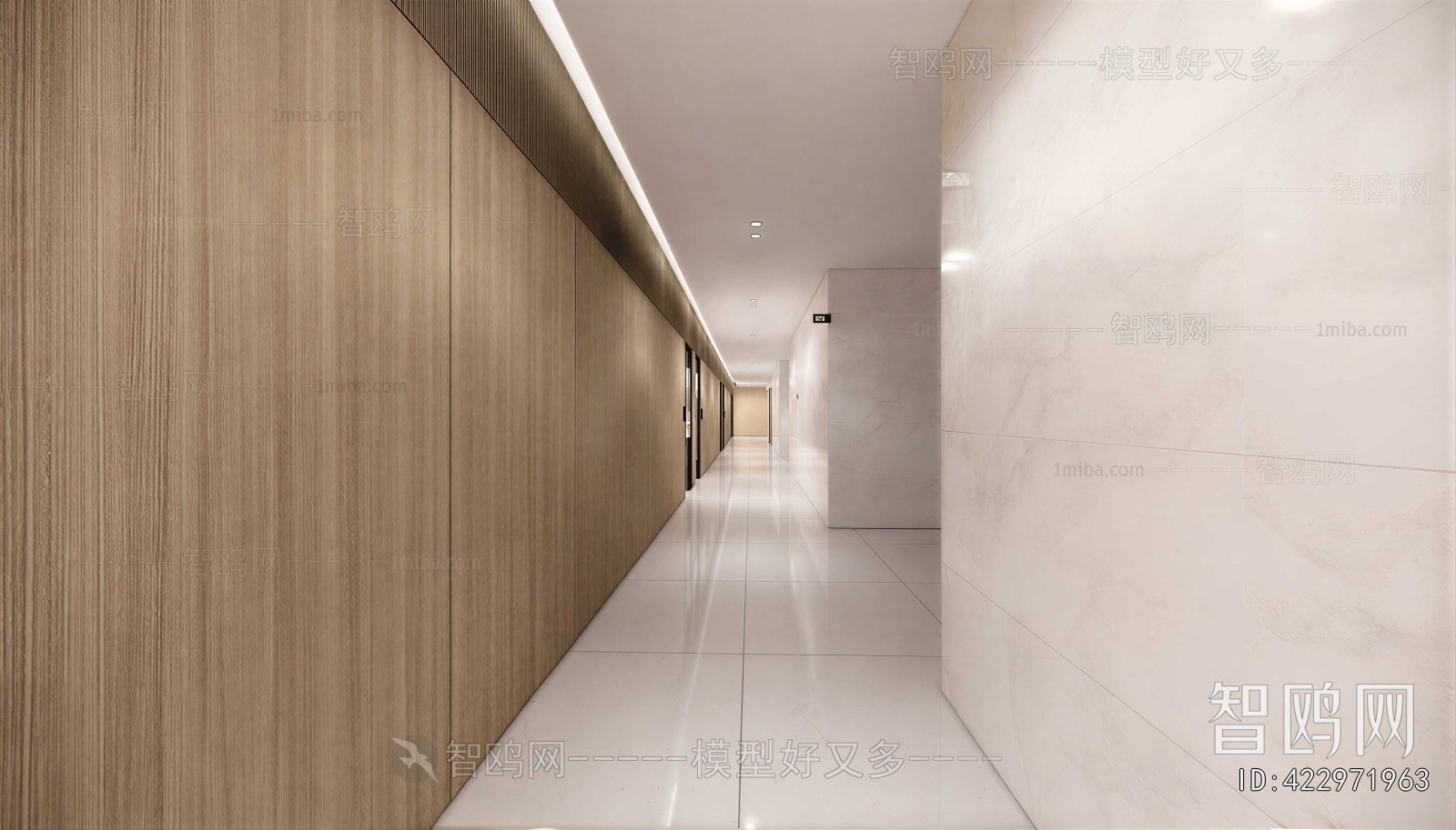 Modern Office Aisle