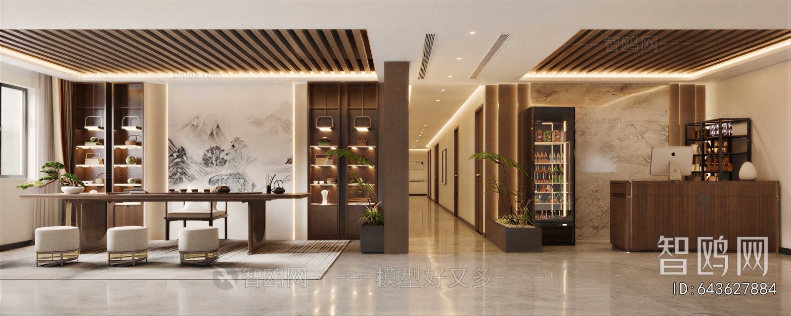New Chinese Style Lobby Hall