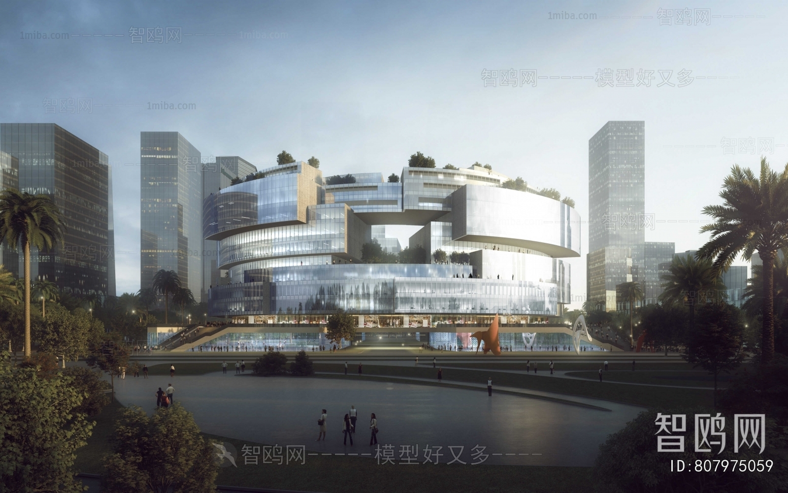 Modern Appearance Of Commercial Building