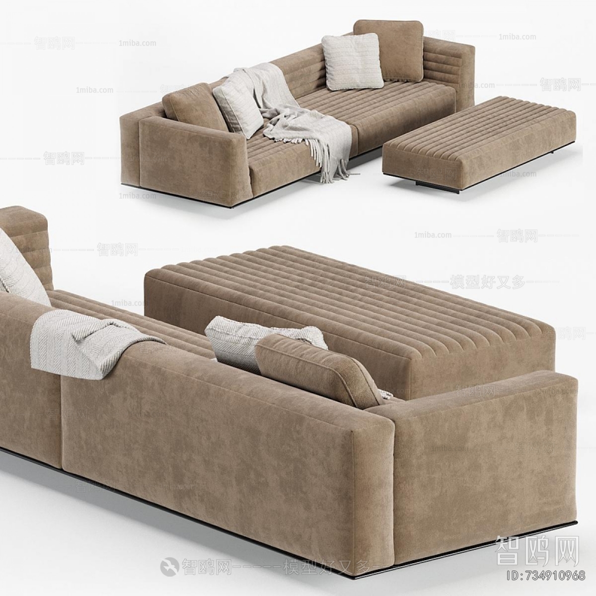 Modern Multi Person Sofa