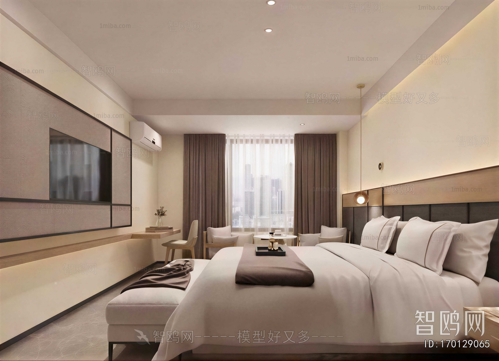 Modern Guest Room