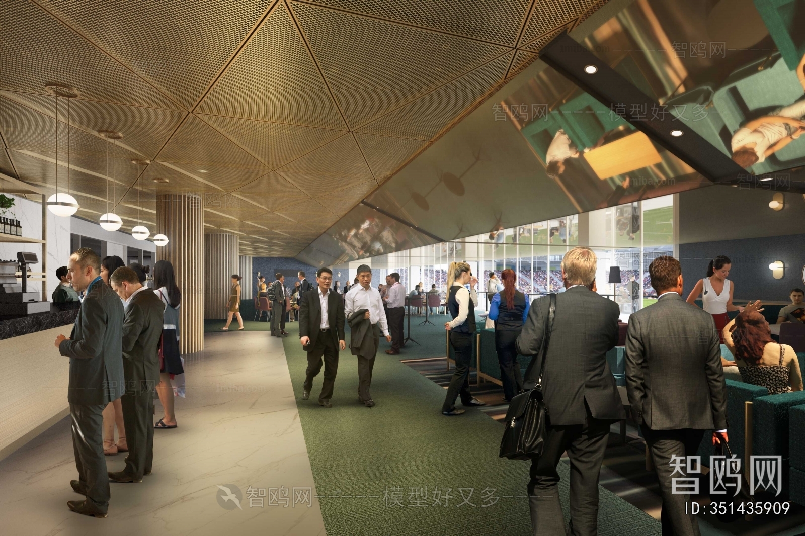 Modern Indoor Stadium