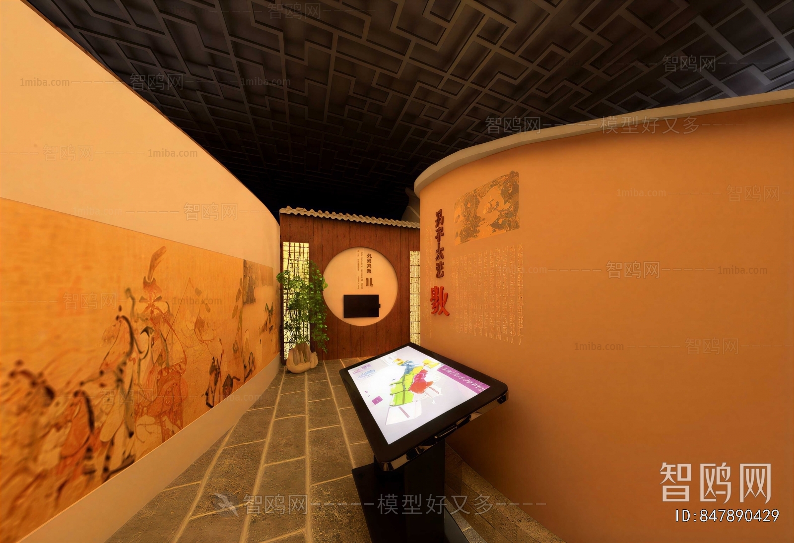 New Chinese Style Exhibition Hall