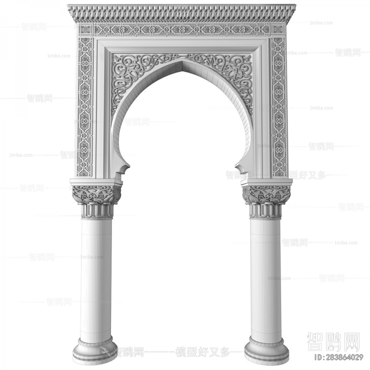 European Style Decorated Archway