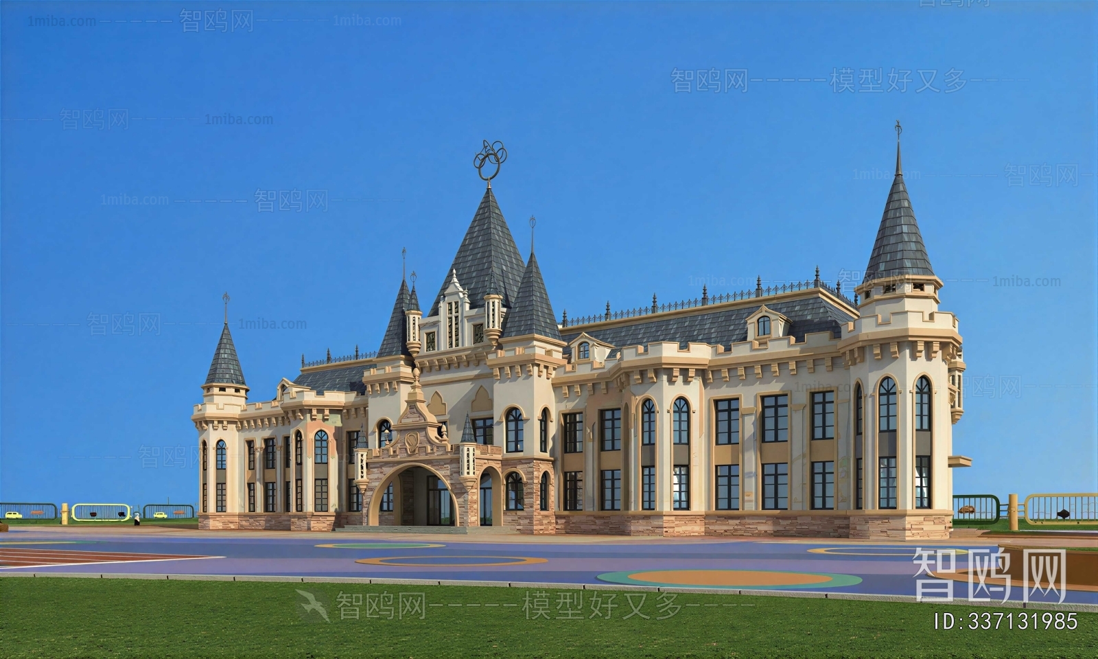 European Style Appearance Of Commercial Building