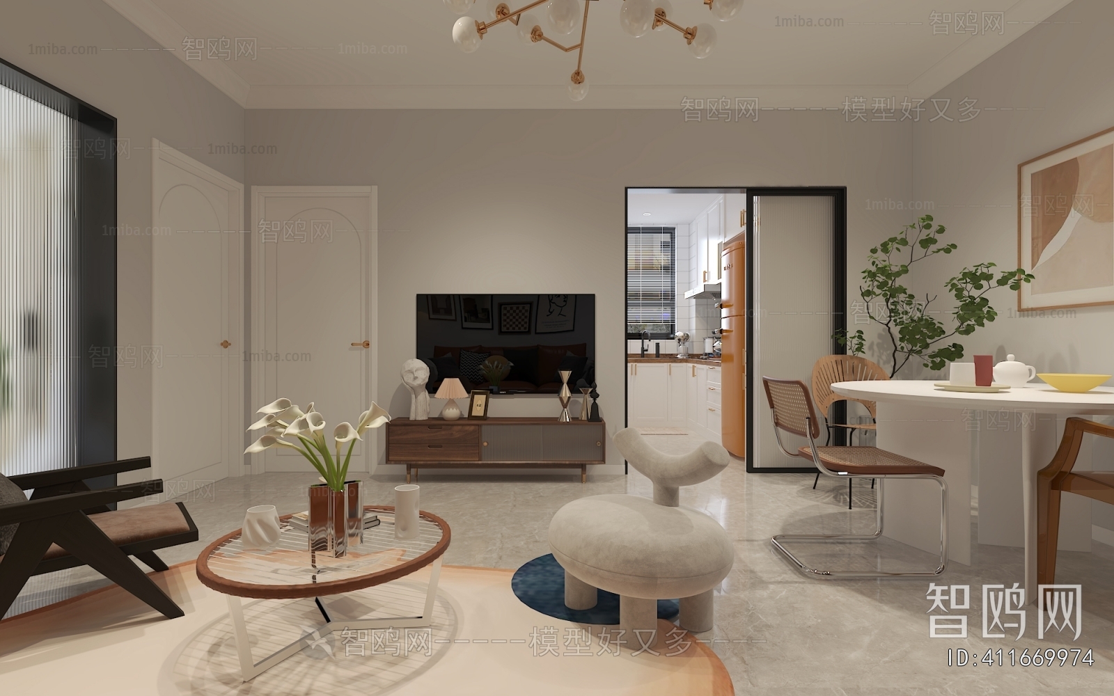 Nordic Style A Living Room