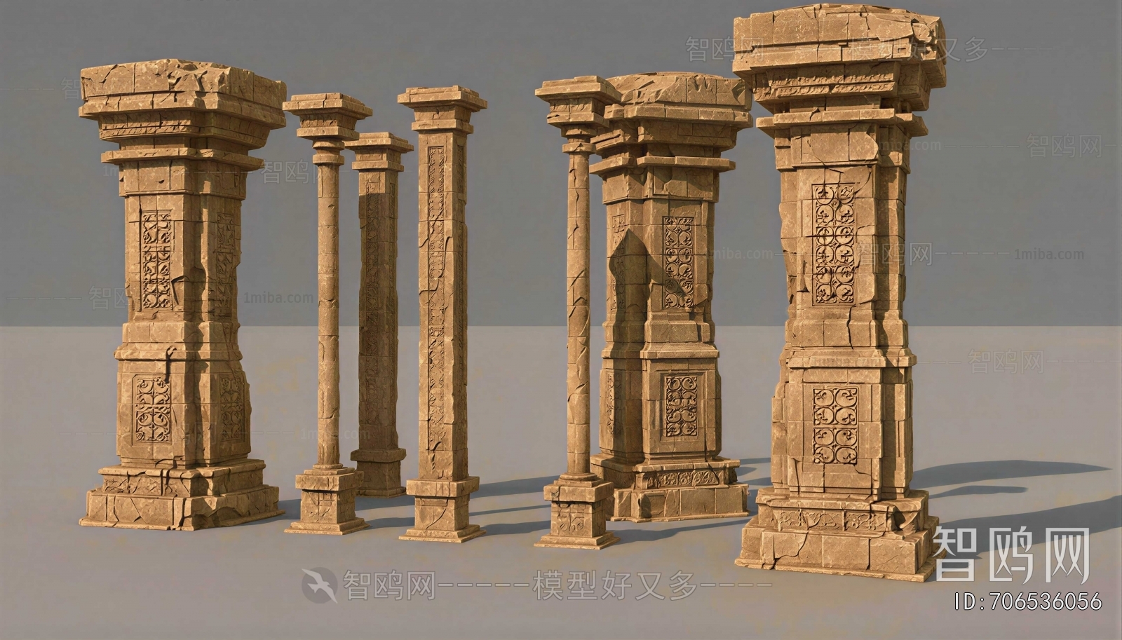 European Style Roman Pillar