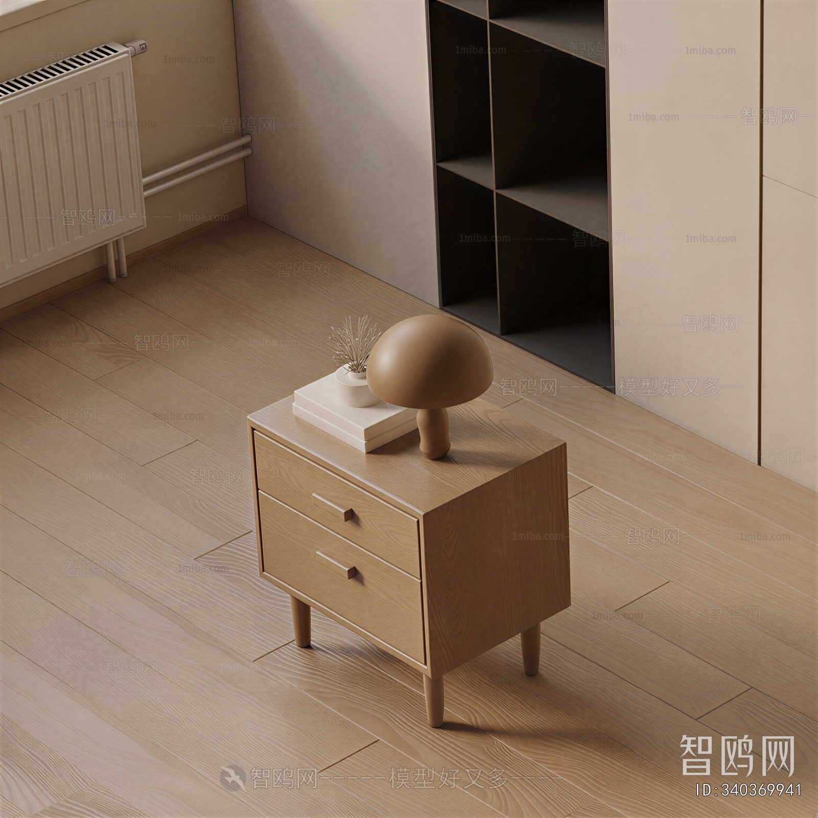 Modern Bedside Cupboard