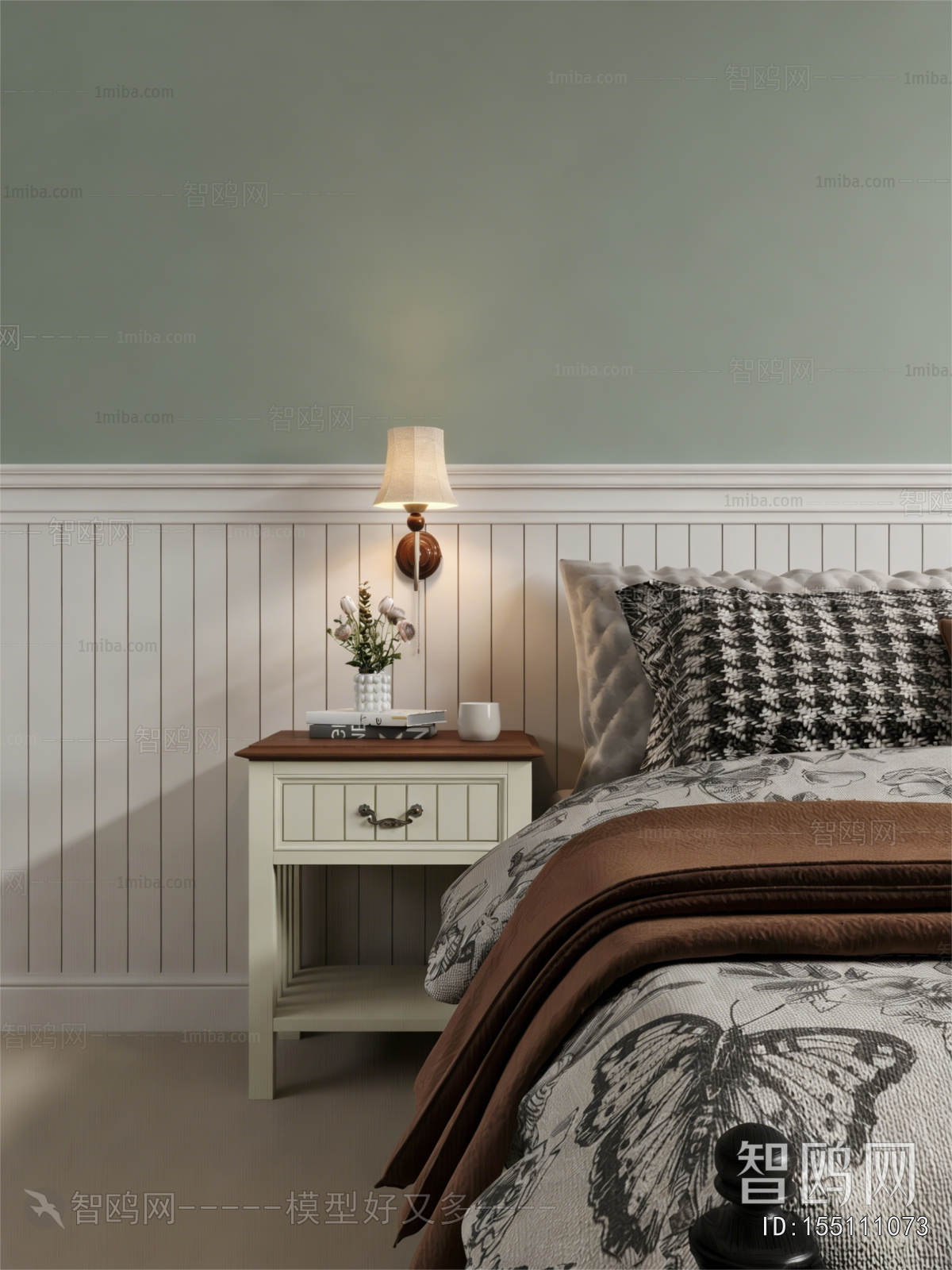 American Style Bedside Cupboard