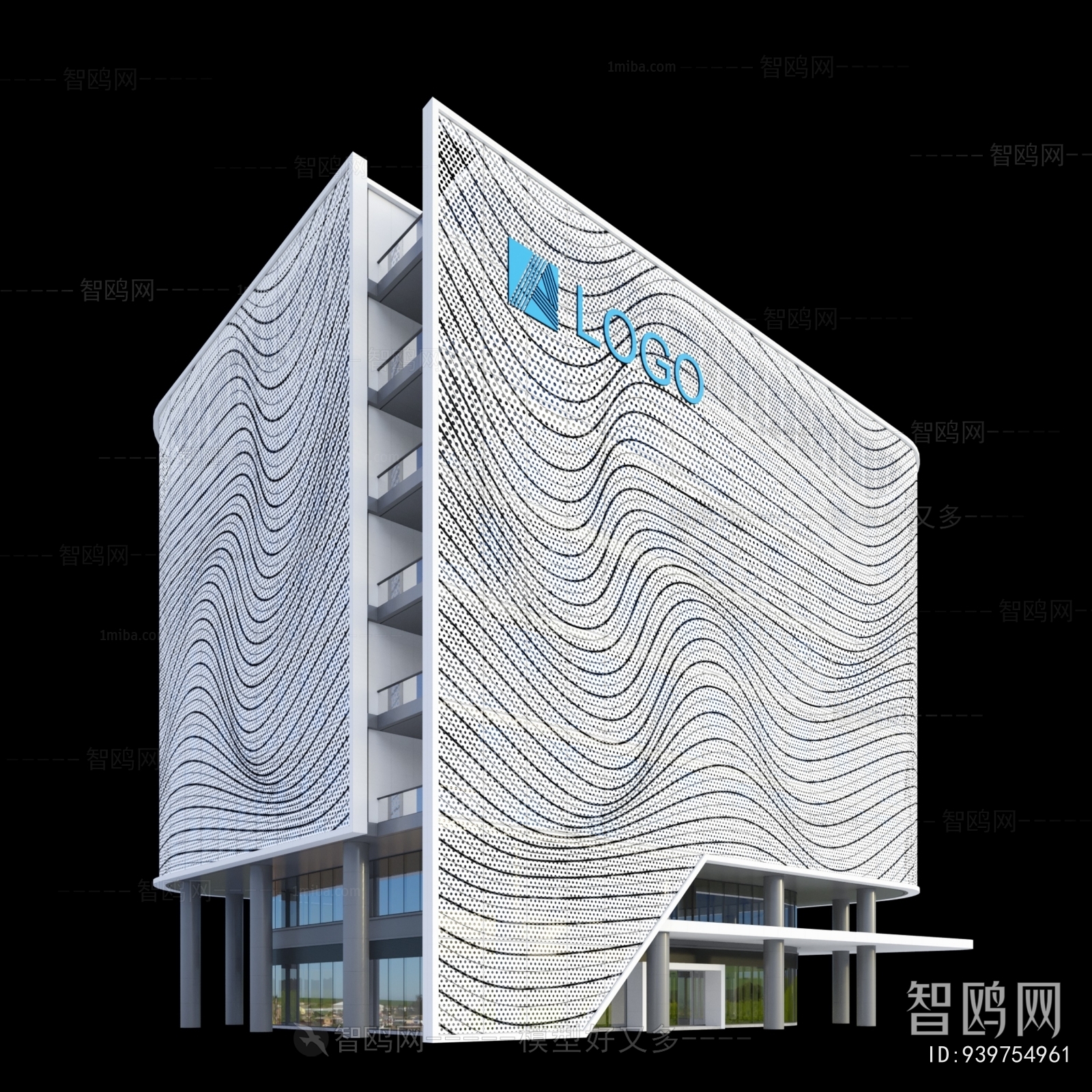 Modern Appearance Of Commercial Building