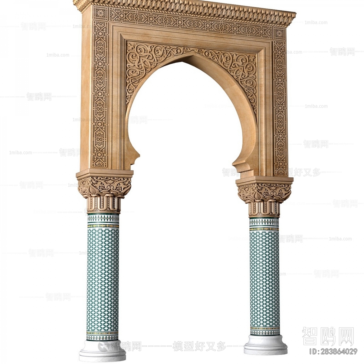 European Style Decorated Archway
