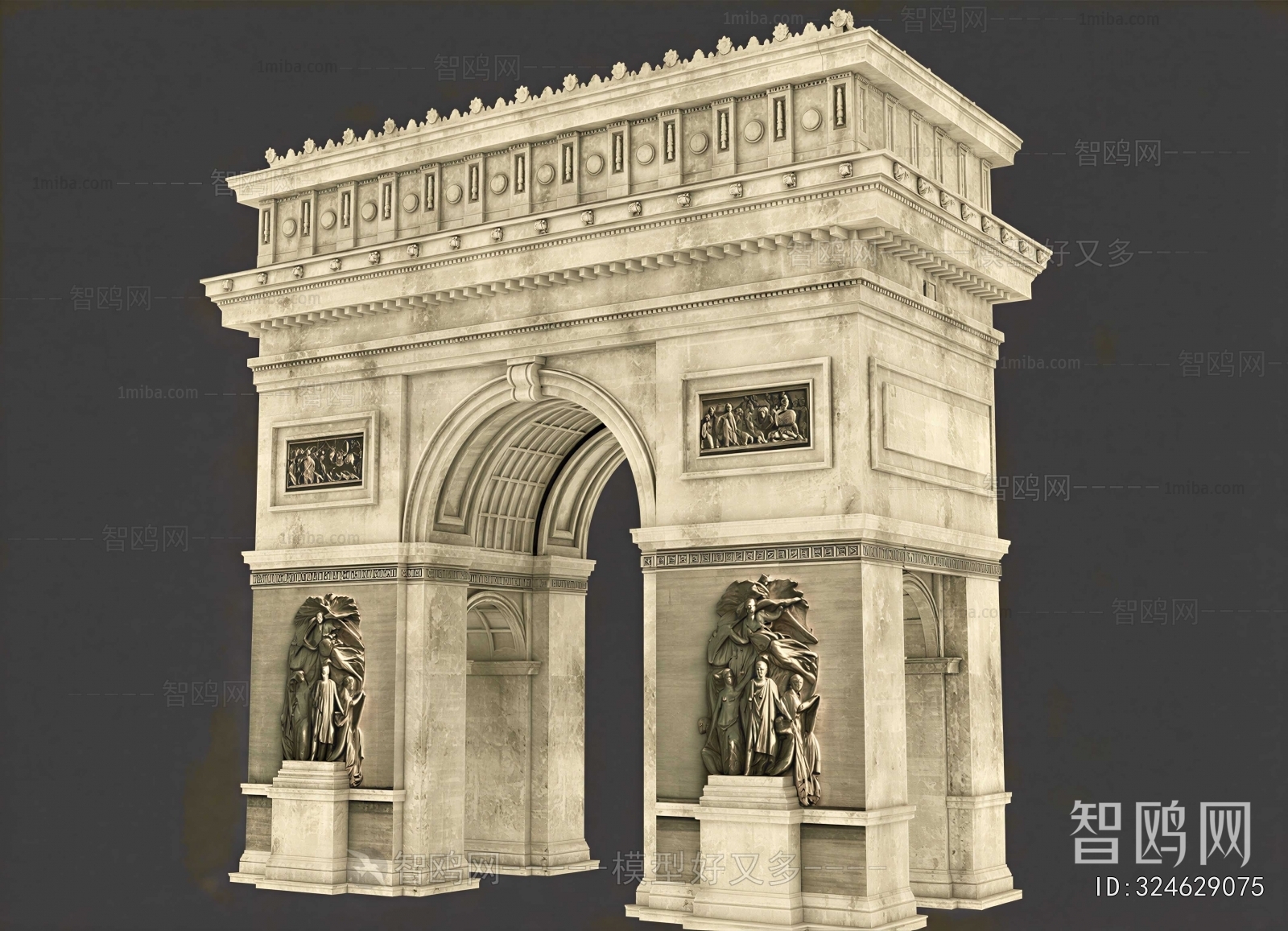 European Style Decorated Archway