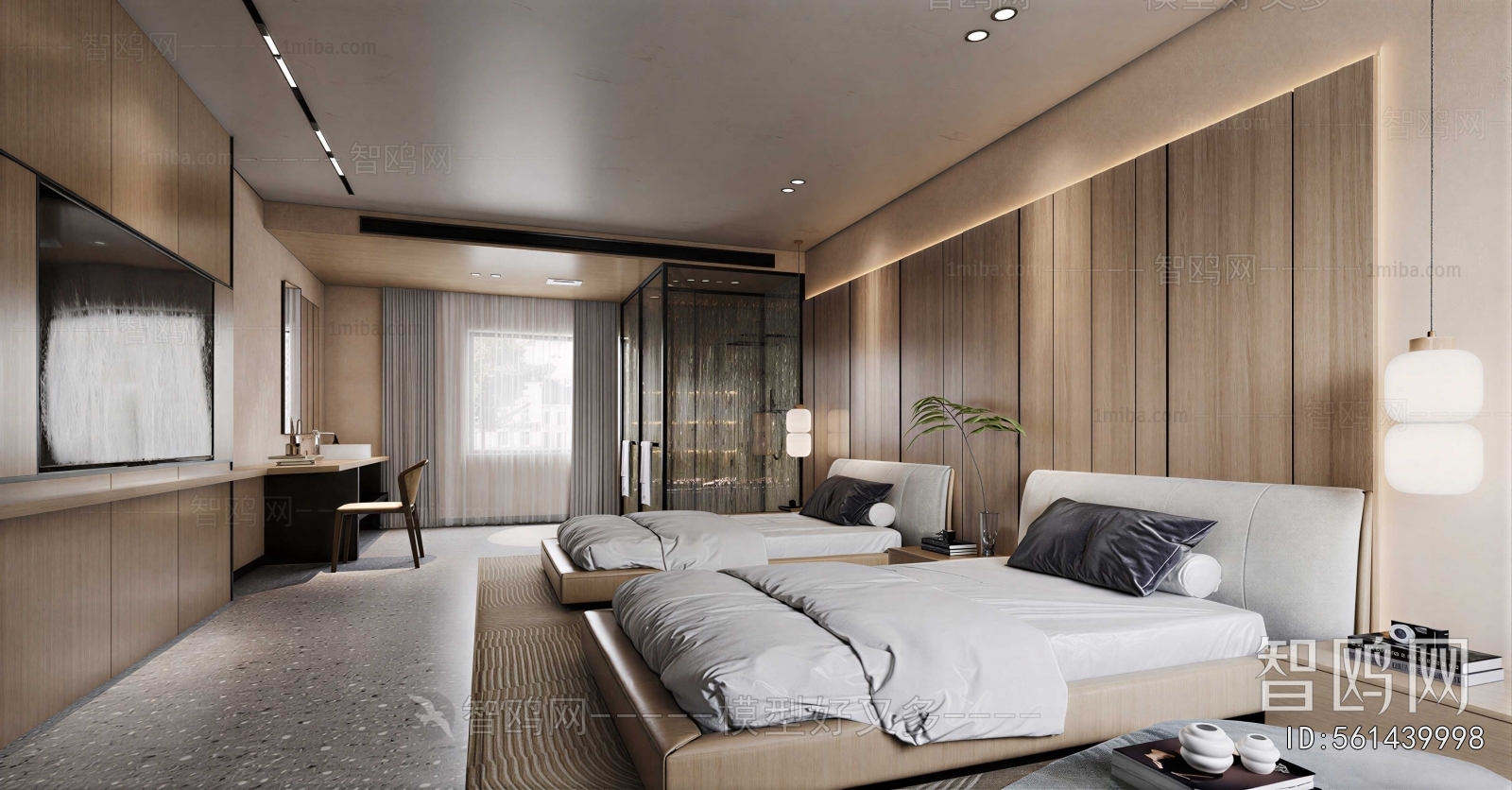 Modern Guest Room