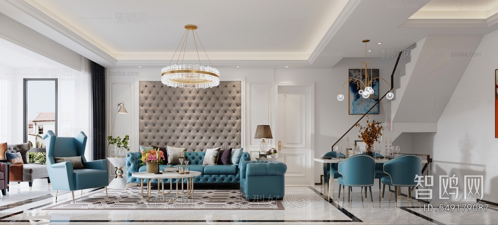 American Style A Living Room
