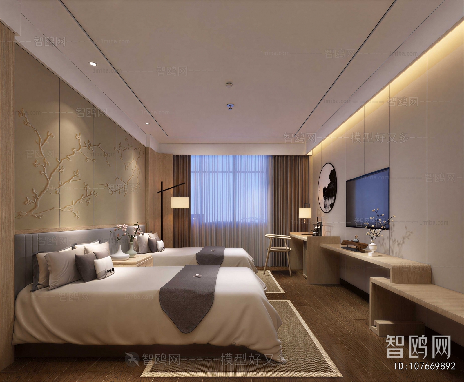 New Chinese Style Guest Room
