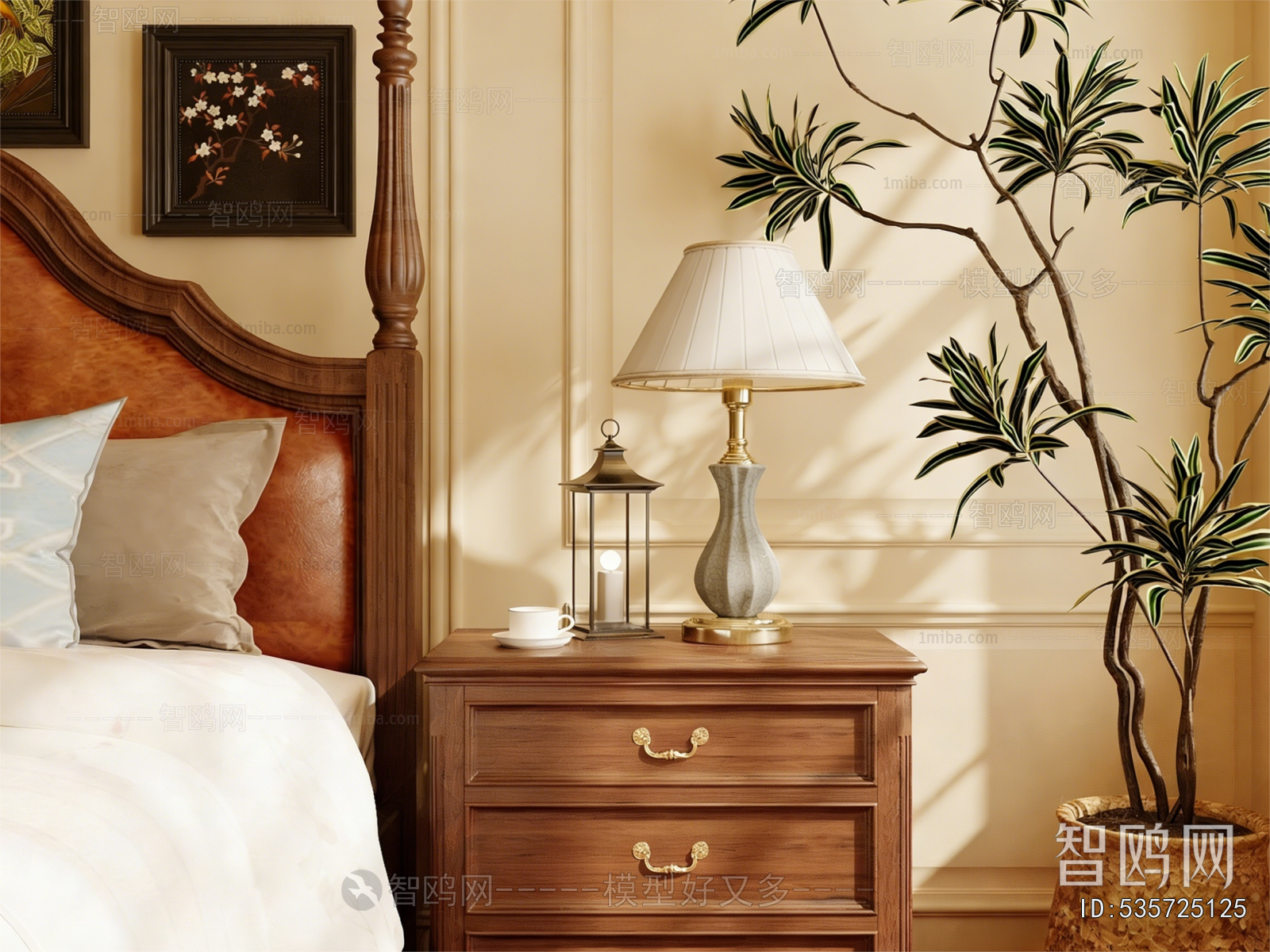 American Style Bedside Cupboard