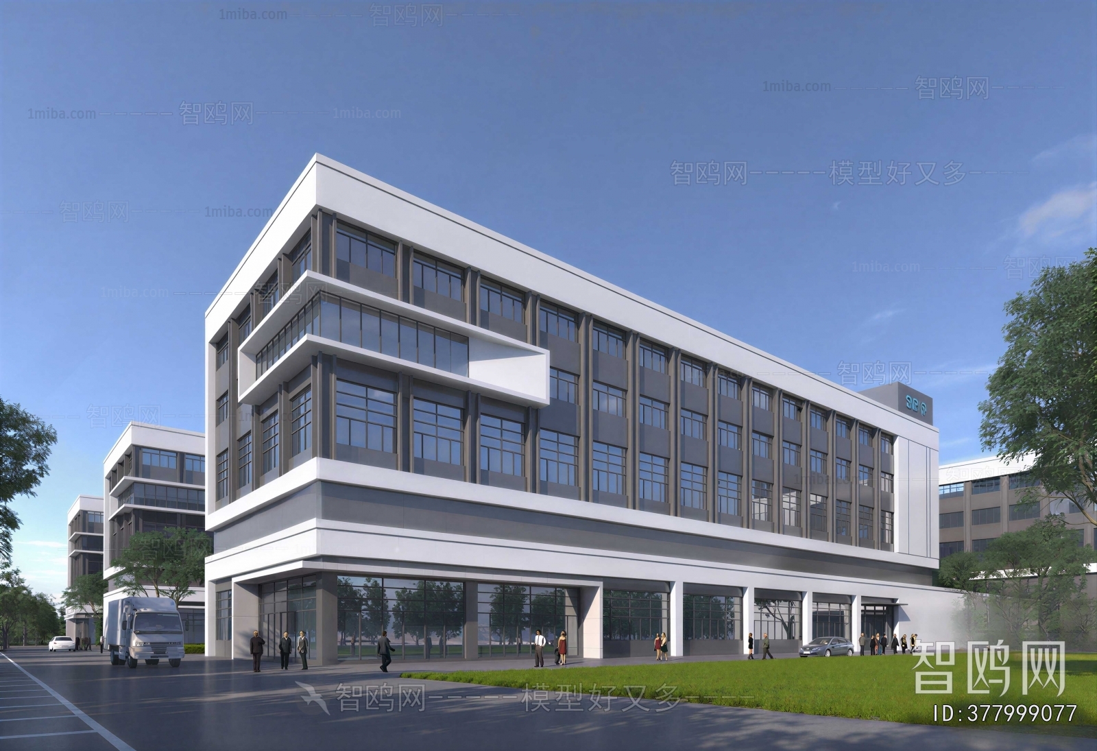 Modern Appearance Of Commercial Building