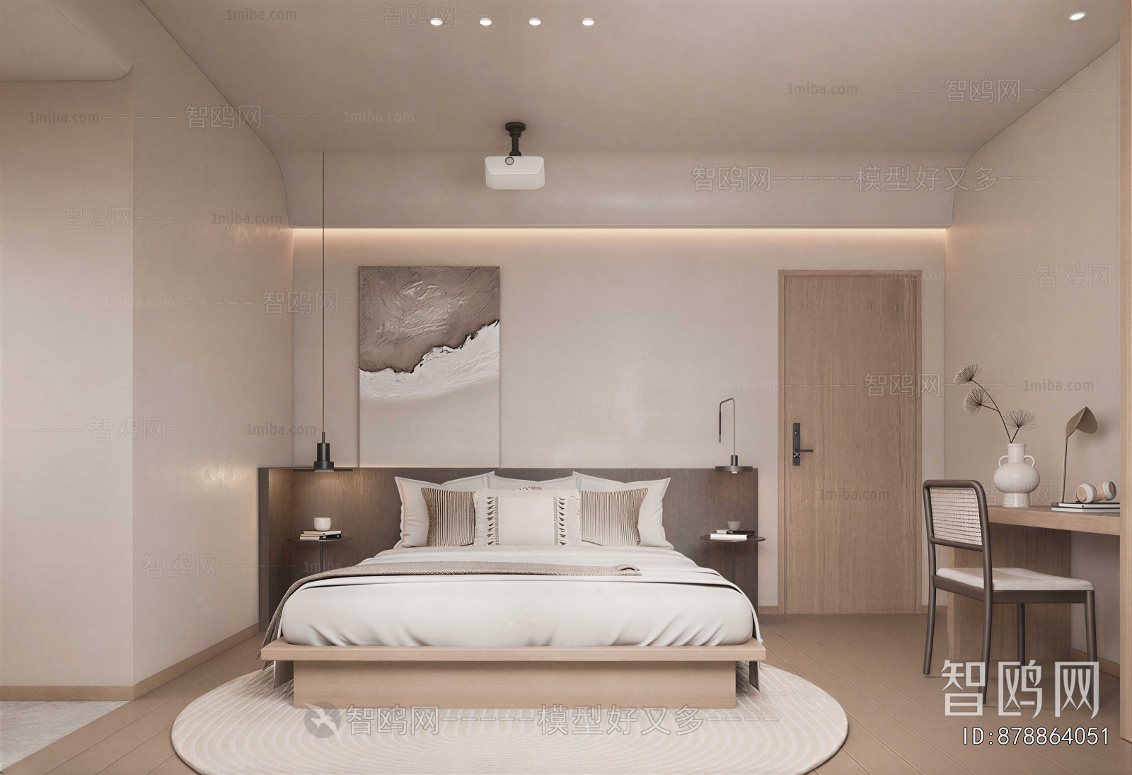 Wabi-sabi Style Bedroom