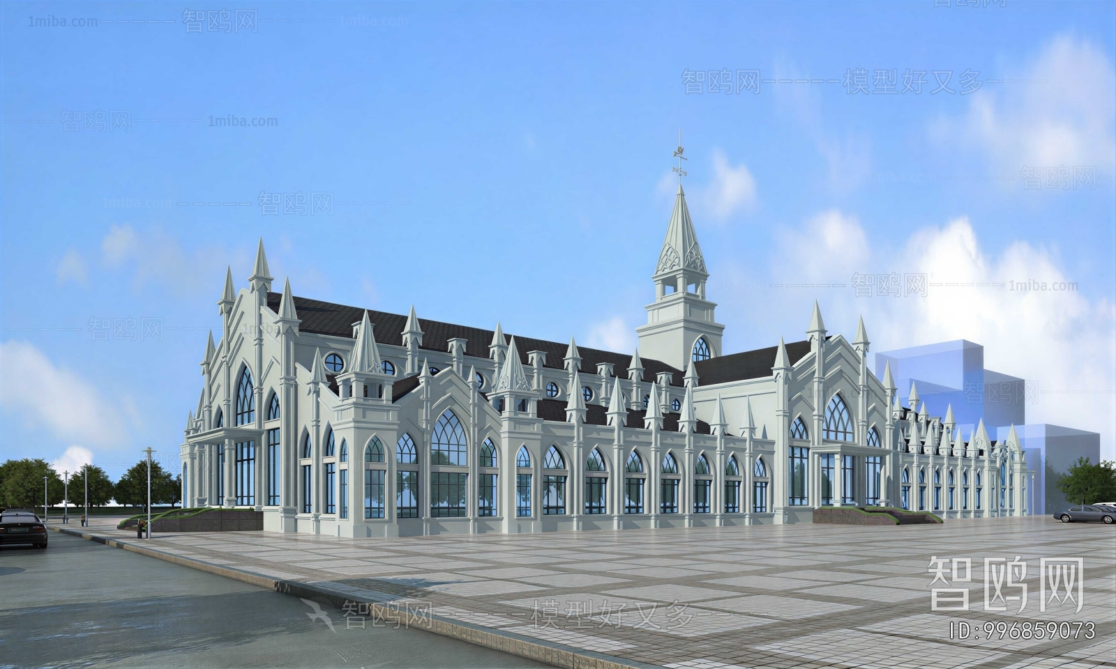 European Style Public Building