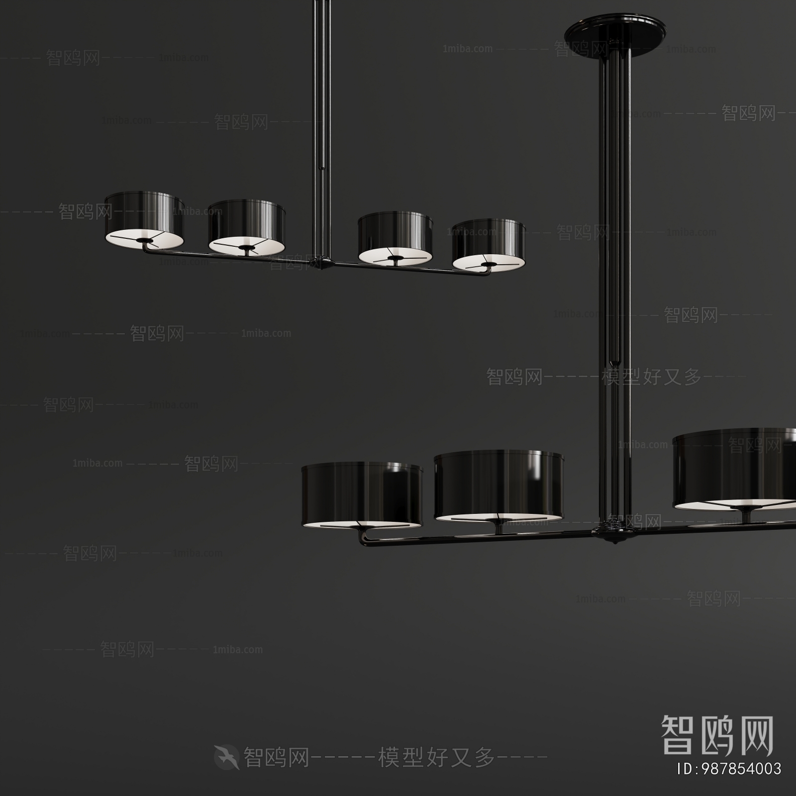 Modern Long Chandelier