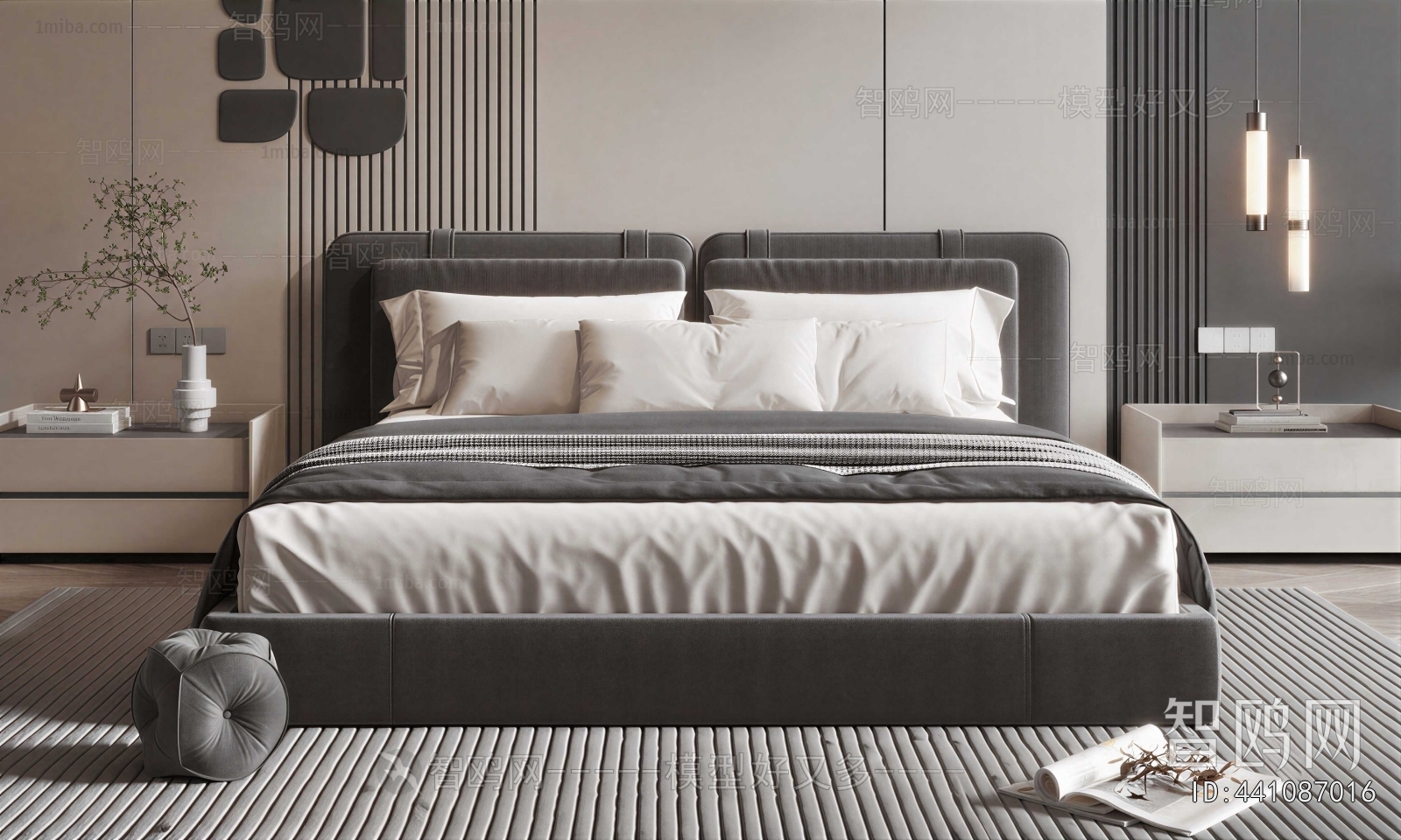 Modern Double Bed