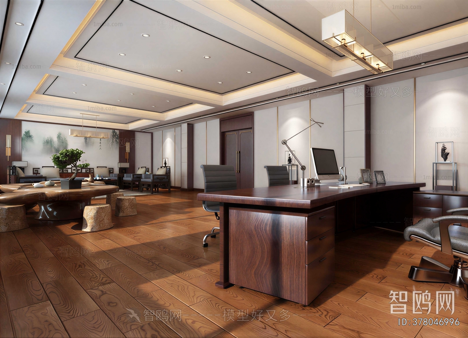 New Chinese Style Manager's Office