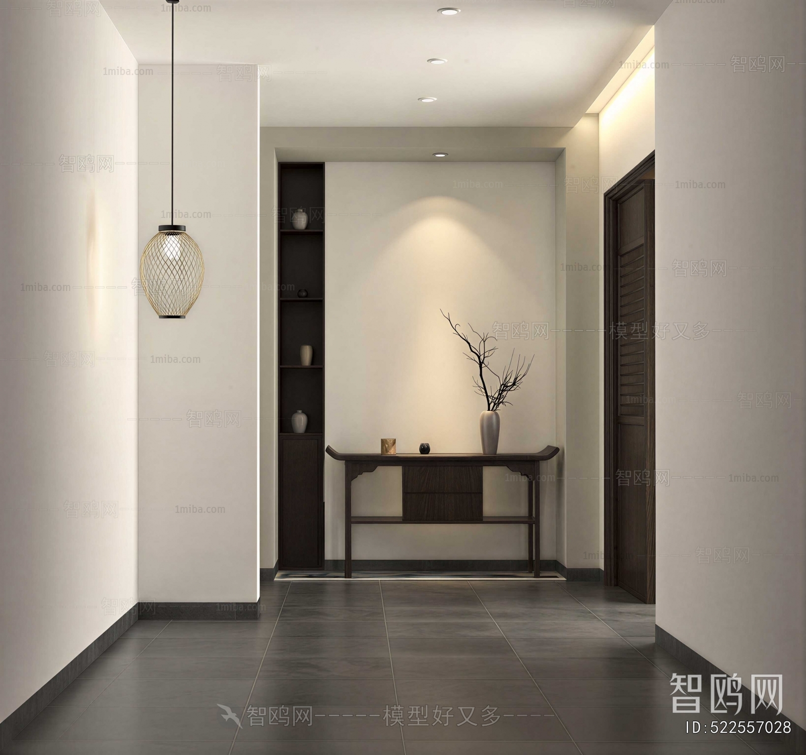 New Chinese Style Hallway