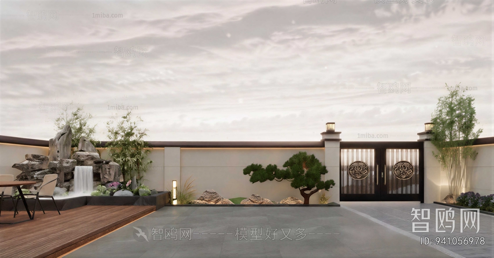 New Chinese Style Courtyard/landscape