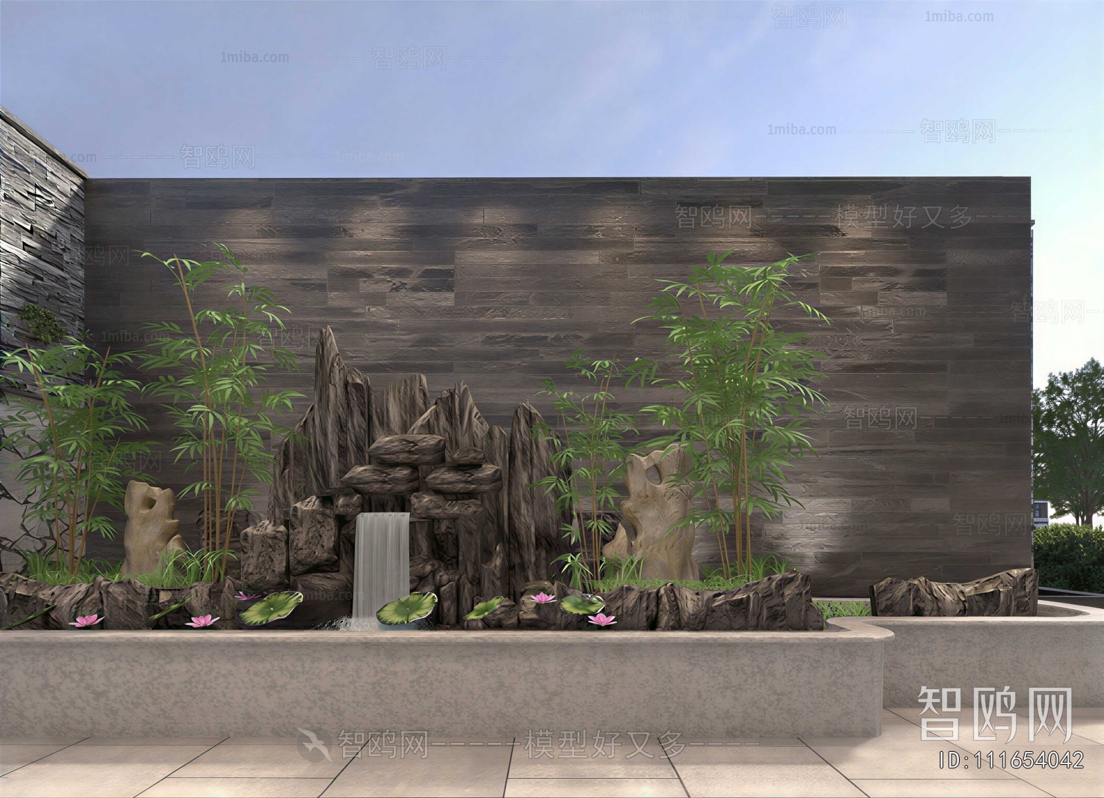 New Chinese Style Courtyard/landscape