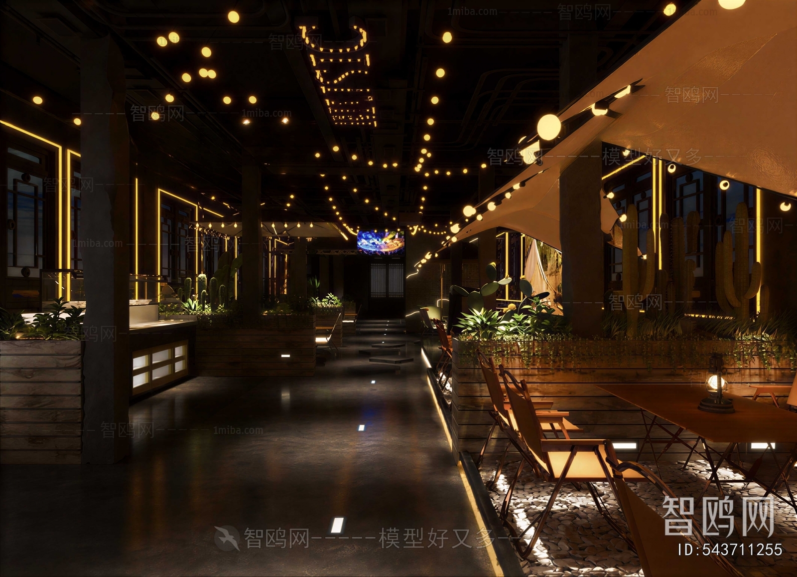Industrial Style Restaurant