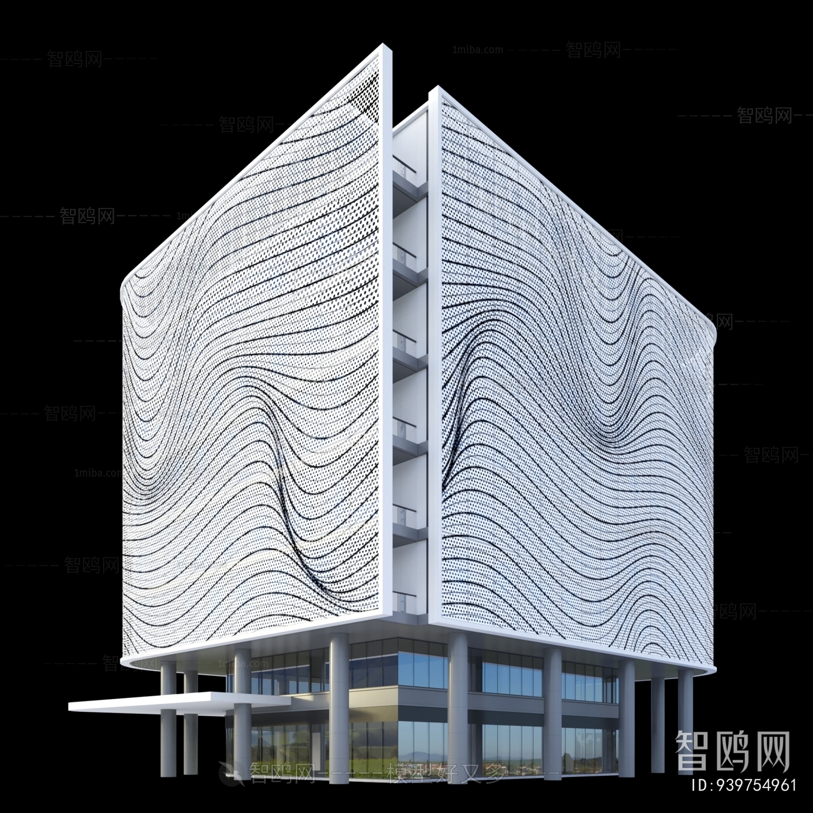 Modern Appearance Of Commercial Building