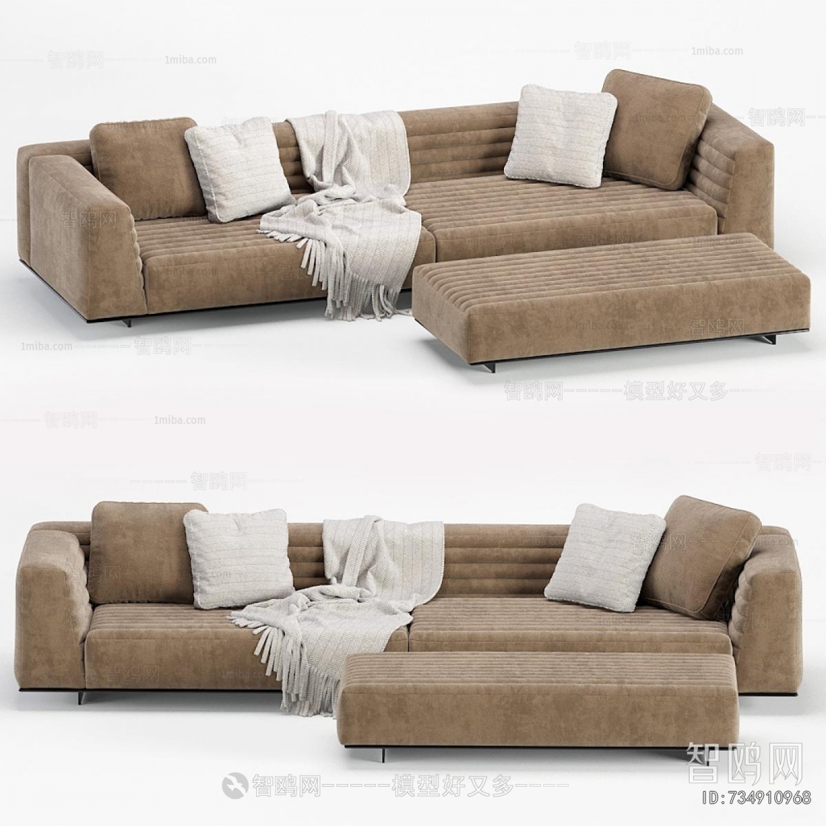 Modern Multi Person Sofa
