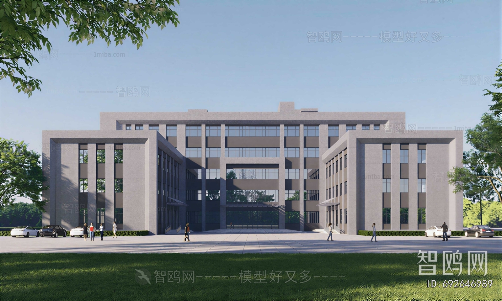 Modern Appearance Of Commercial Building