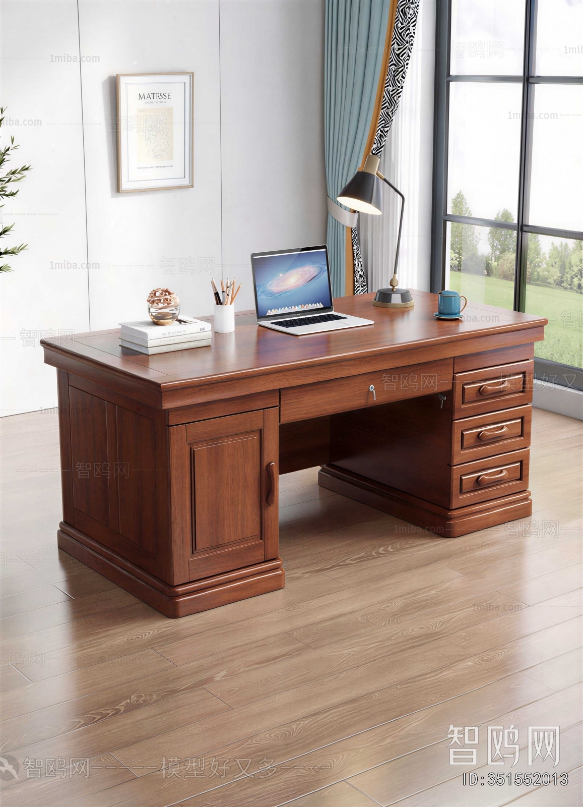 New Chinese Style Office Table