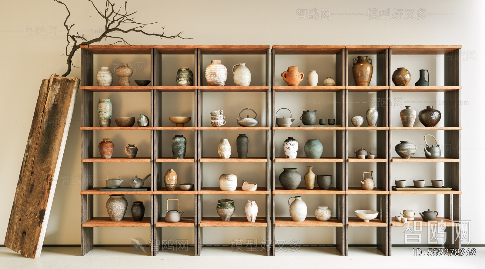 Wabi-sabi Style Clay Pot