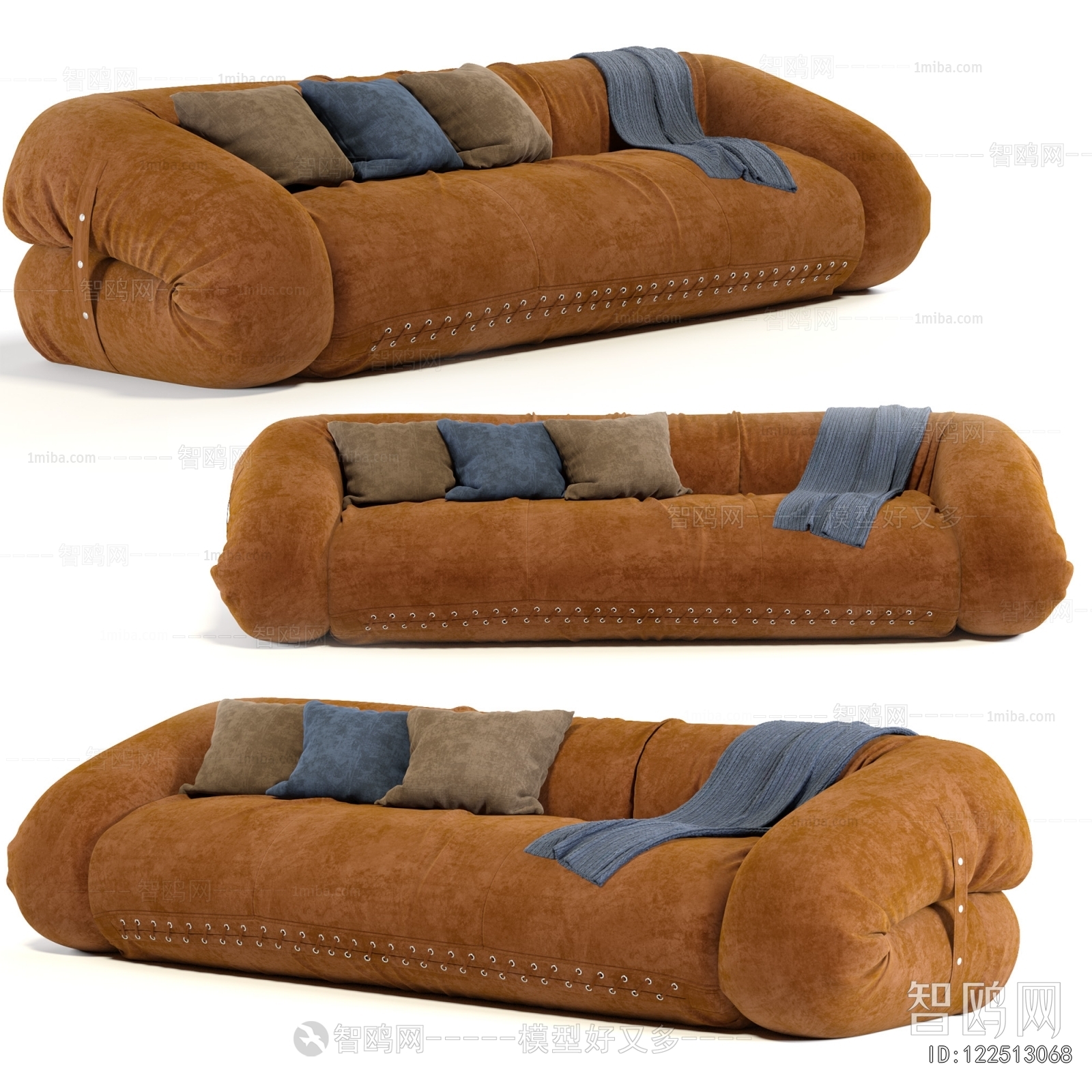 Modern Three-seat Sofa