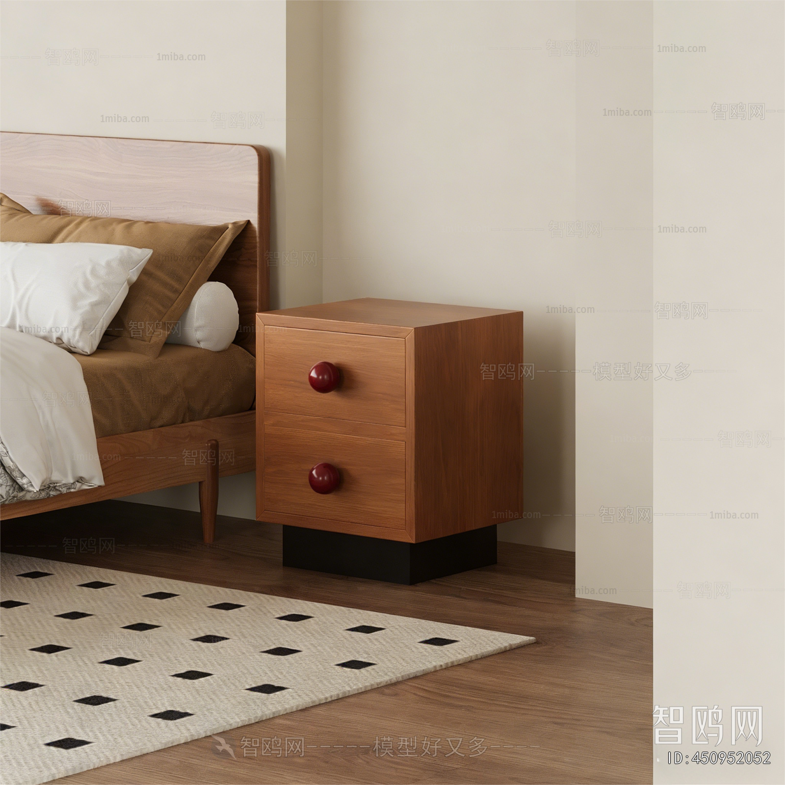 Modern Bedside Cupboard
