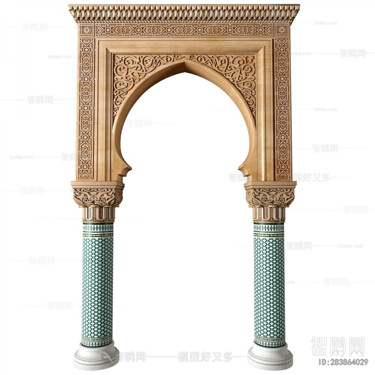 European Style Decorated Archway